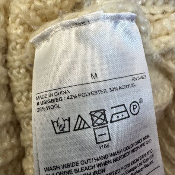 Banana Republic Wool Blend Sweater Beige - Picture 7 of 8